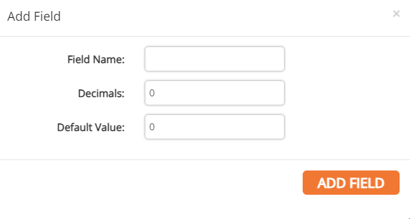 add numeric field form example