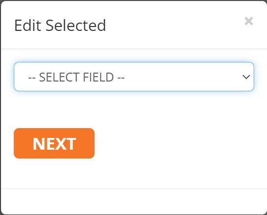 Edit Selected Popup