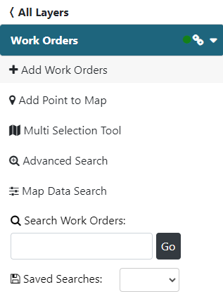 screenshot of the add work orders button