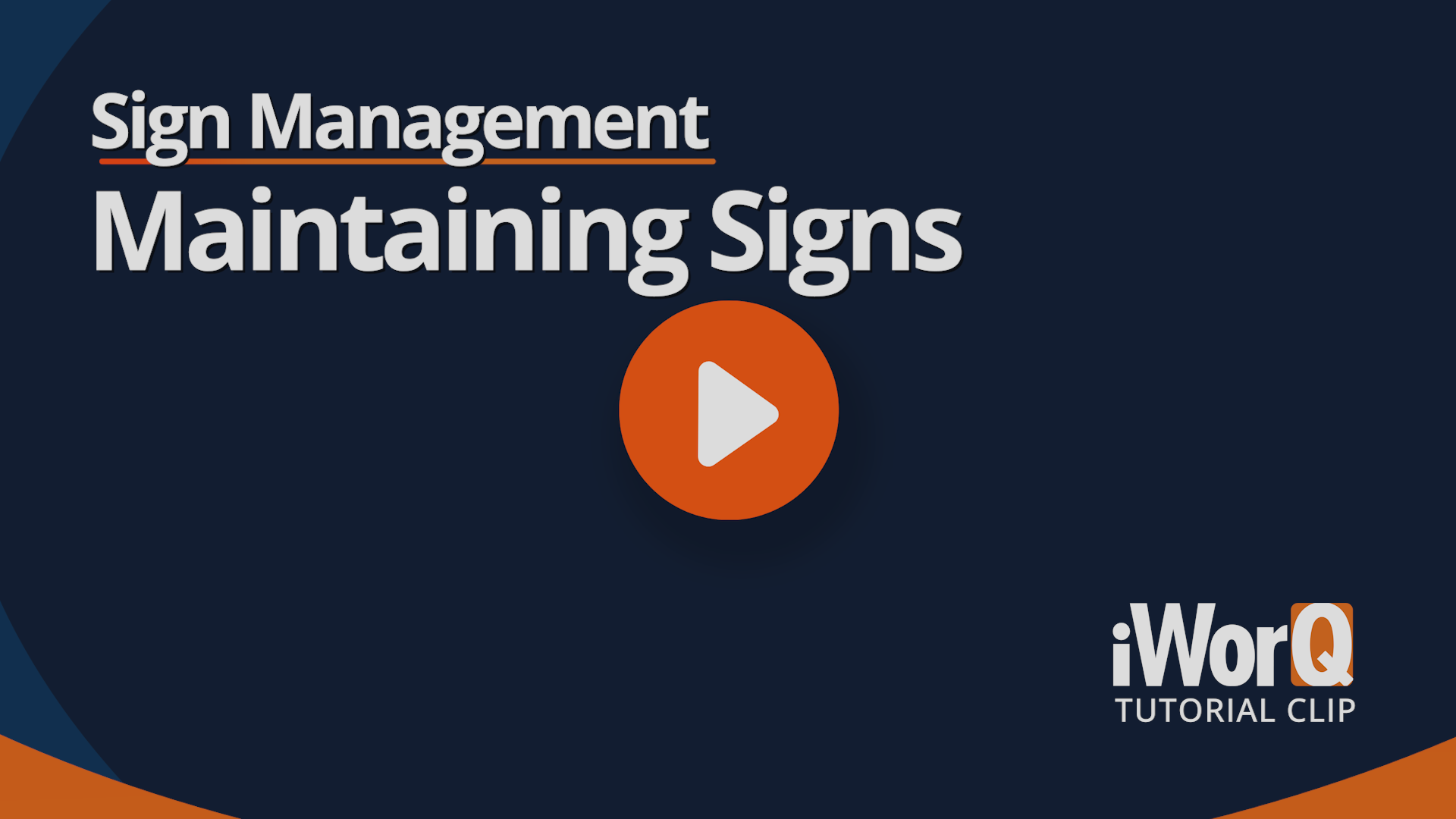 Watch Sign Management Maintaince