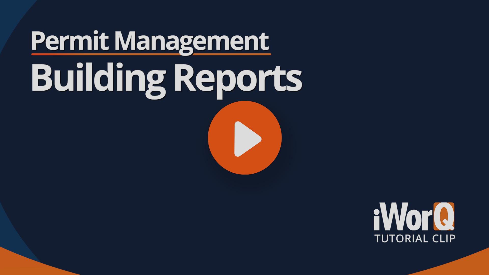 Watch Permit Mgmt > Building Reports